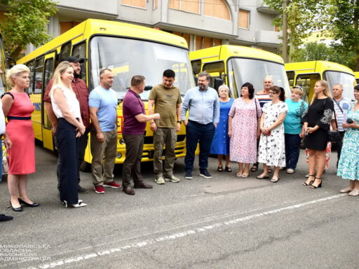 Чотири громади Миколаївщини отримали свої перші шкільні автобуси